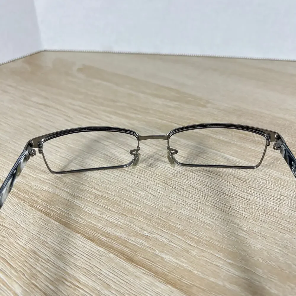 Ray-Ban RB8633 1017 Eyeglasses Black Marble Frames Only 54-17-140 Titanium